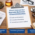 Klinisch onderzoek naar Ayurveda bij artrose en gewrichtspijn met studie resultaten